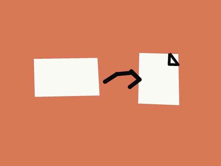 Slide se transformant en fichier document