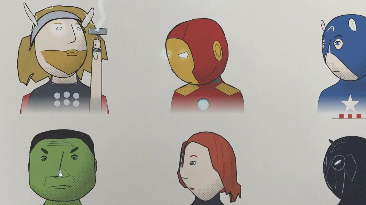 Marvel and DC heroes in pure JS 작성자 chetaslua