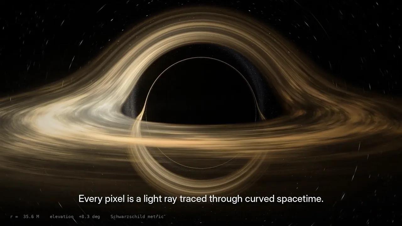 A black hole renderer from scratch