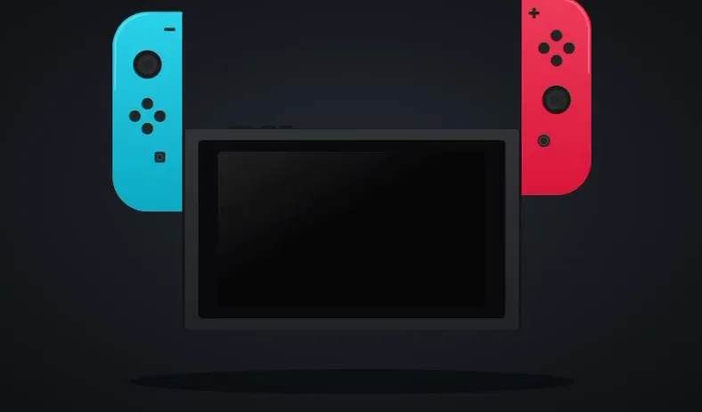 A Nintendo Switch SVG that snaps together oleh ishuagra02