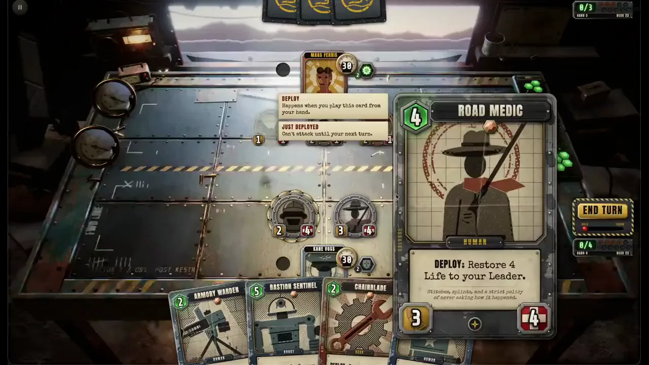 A post-apocalyptic Hearthstone clone
