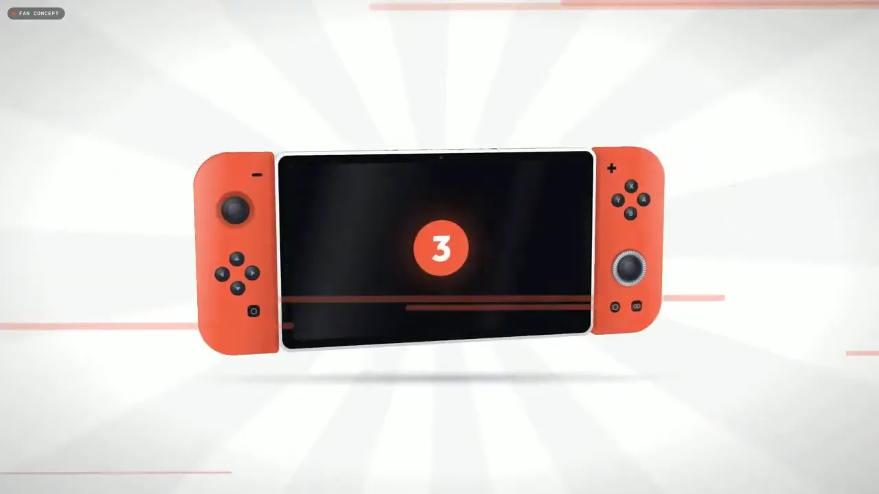 Nintendo Switch 3 concept demo av mathisbuilds