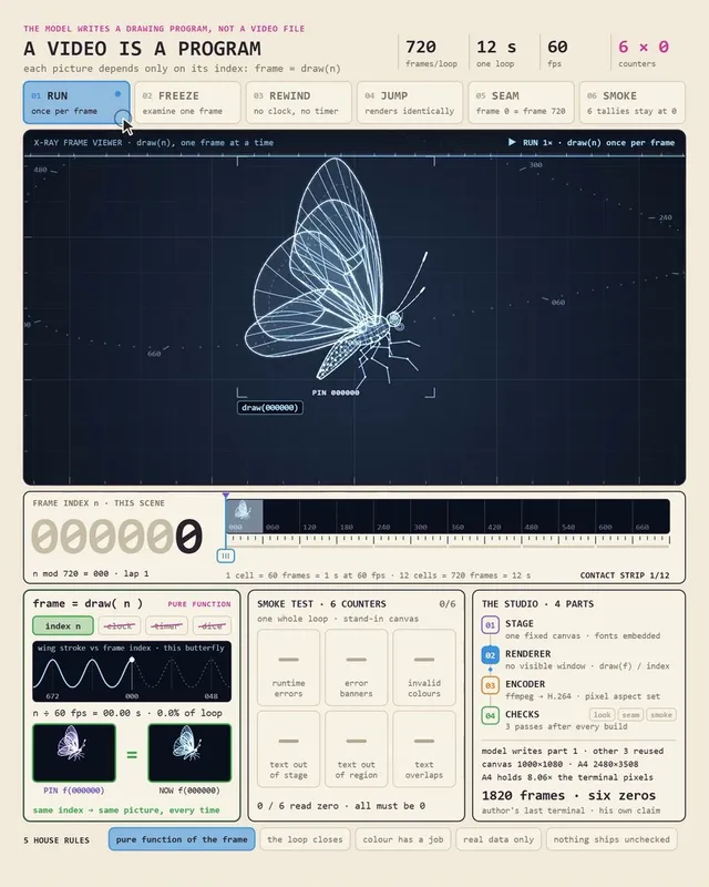 Deterministic Frame-Based Video Rendering by @0xKarmi