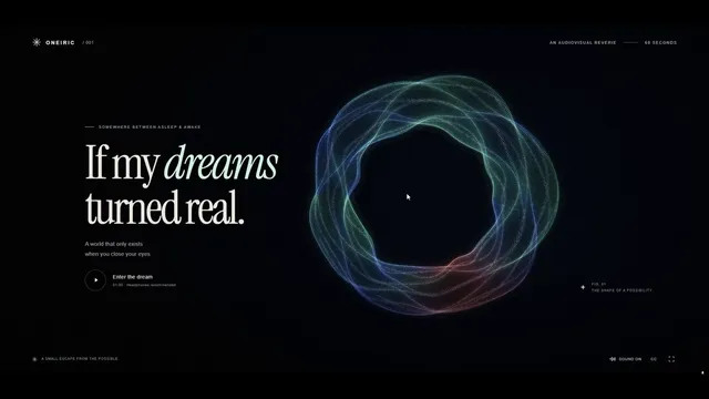 Cinematic Dreams Visual Experience by @SimonasLTU1